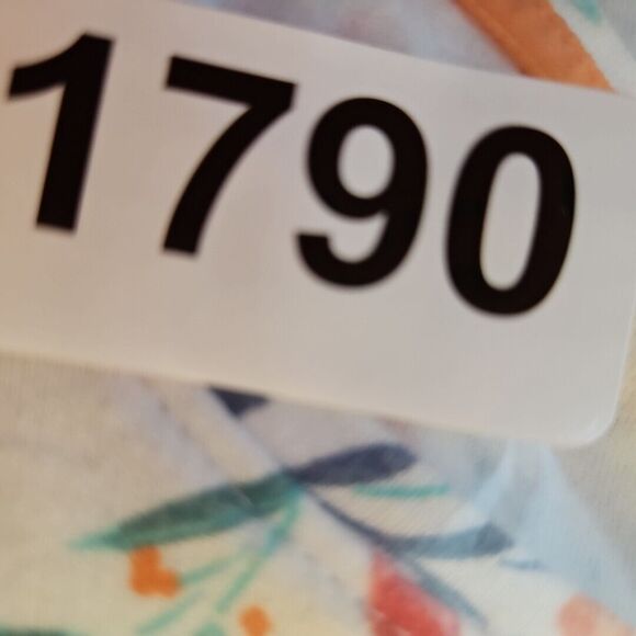 Croft & Barrow Women's Classic Tee Sz Lg Blue floral pink cotton - Picture 6 of 7